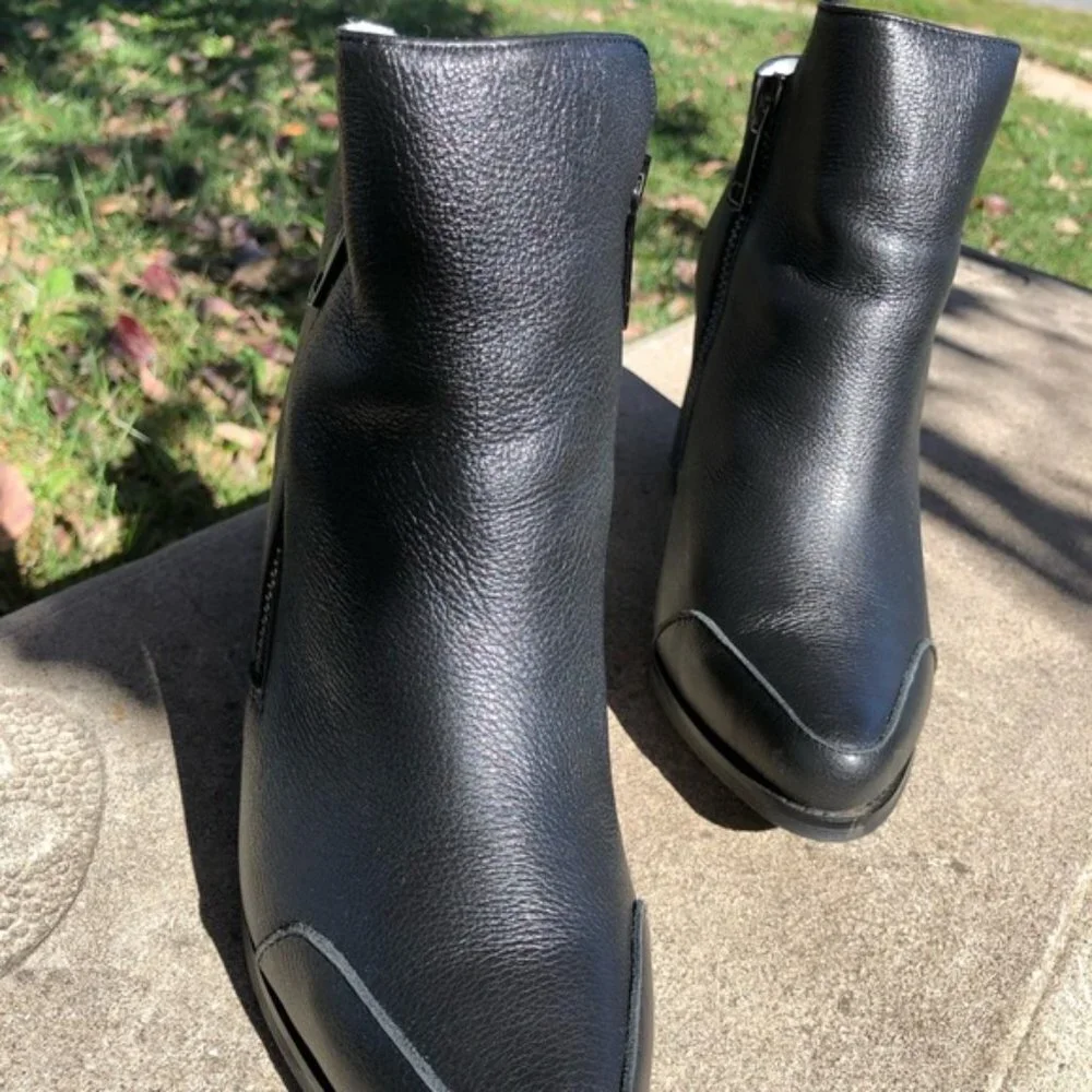 Sol Sana black faux shearling lined ankle boots‎ 41
